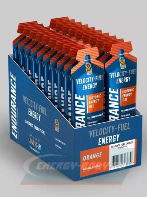 Энергетический гель APPLIED NUTRITION Endurance Velocity Fuel ENERGY Isotonic Gel 20 саше, Апельсин