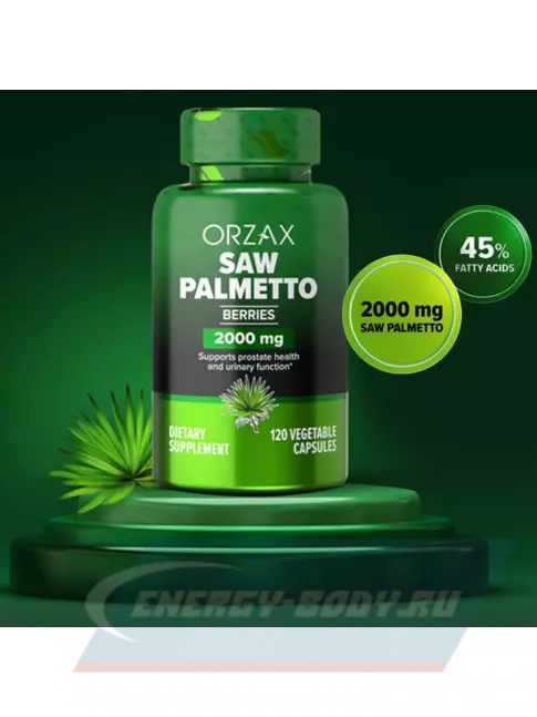 Orzax Saw Palmetto 2000 mg 120 таблеток  Orzax Saw Palmetto 2000 mg 120 таблеток