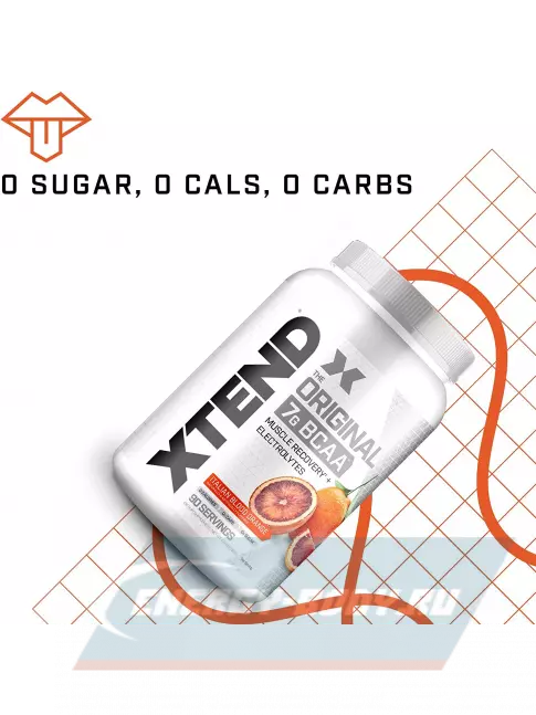 ВСАА Xtend Xtend Original 2:1:1 1194 г, Итальянский кровавый апельсин