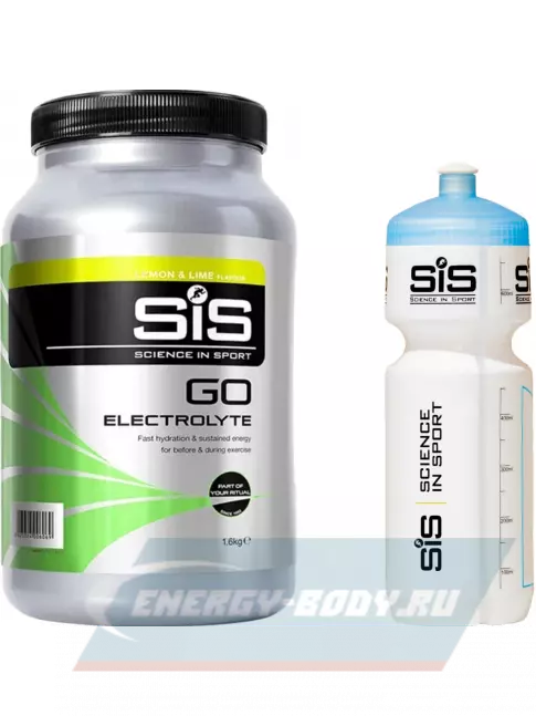  SCIENCE IN SPORT (SiS) GO Electrolyte + Бутылочка белая Лимон-лайм №2