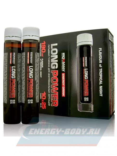 Энергетик Ironman Long Power 10 х 25 мл