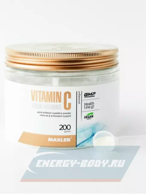  MAXLER Vitamin C 1000 200 г, Натуральный