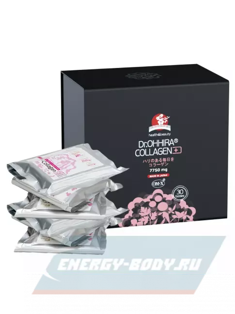 COLLAGEN DR.OHHIRA Годовой курс питьевого Коллагена ОМ-Х плюс 30 флаконов по 20 мл, Нейтральный