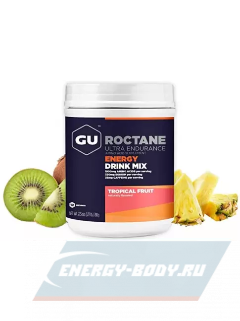  GU ENERGY GU ROCTANE ENERGY DRINK MIX 780 г, Тропические фрукты