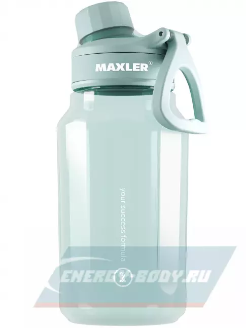  MAXLER Water Bottle Shake&Mix 750 мл, Серо-голубой
