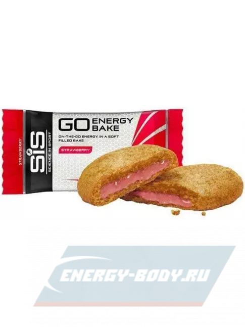 Батончик энергетический SCIENCE IN SPORT (SiS) GO Energy Bake 3 x 50 г, Клубника