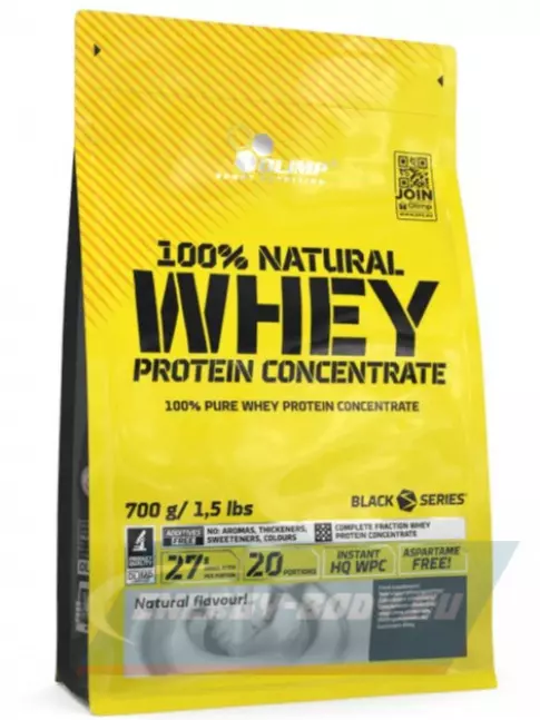  OLIMP 100% Whey Protein Concentrate 700 г, Без вкуса