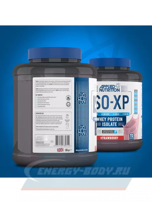  APPLIED NUTRITION ISO-XP сывороточный изолят 1800 г, Клубника