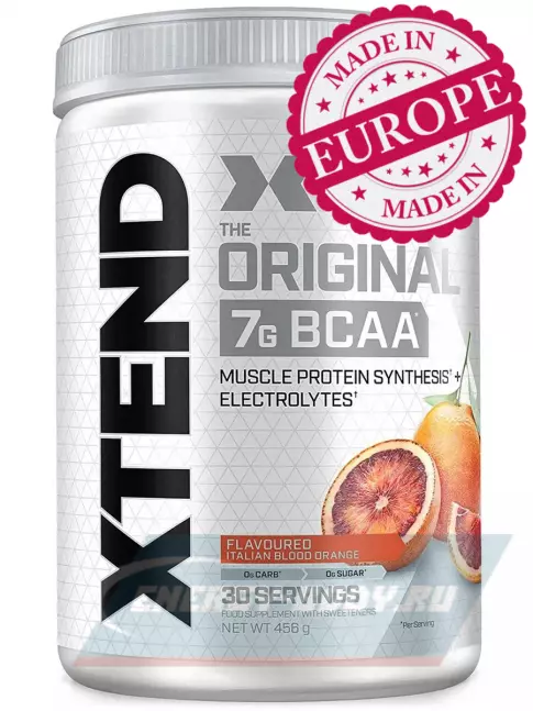 ВСАА Xtend BCAA Xtend (EU) 398-431 г, Красный апельсин