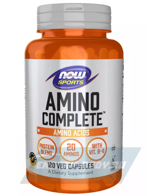 Аминокислотны NOW FOODS Amino Complete 120 веган капсул