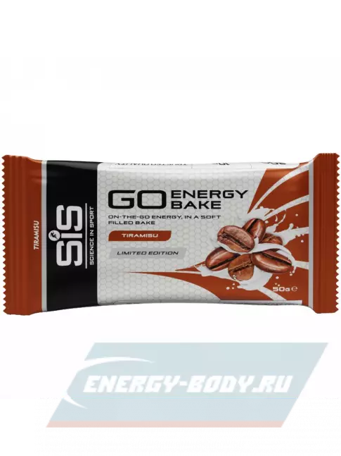 Батончик энергетический SCIENCE IN SPORT (SiS) GO Energy Bake 3 x 50 г, Тирамису