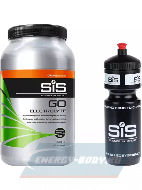  SCIENCE IN SPORT (SiS) GO Electrolyte + Бутылочка черная Апельсин №4