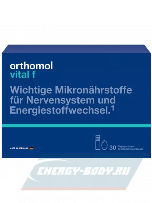  Orthomol Vital f x3 (жидкость+капсулы) курс 90 дней