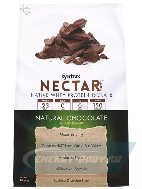  SYNTRAX Nectar Naturals 907 г, Шоколад