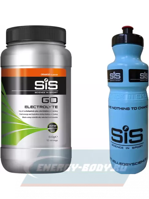  SCIENCE IN SPORT (SiS) GO Electrolyte + Бутылочка синяя Апельсин №2
