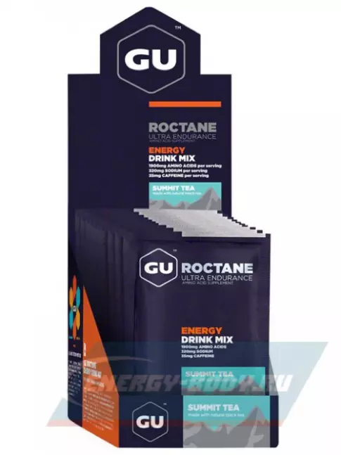  GU ENERGY GU ROCTANE ENERGY DRINK MIX 10 x 65 г, Горный чай
