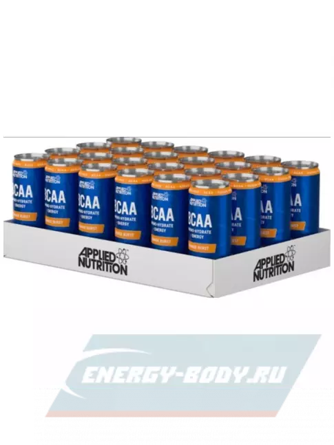 ВСАА APPLIED NUTRITION BCAA - Functional Drink CANS 24 x 330 мл, Апельсиновый Взрыв