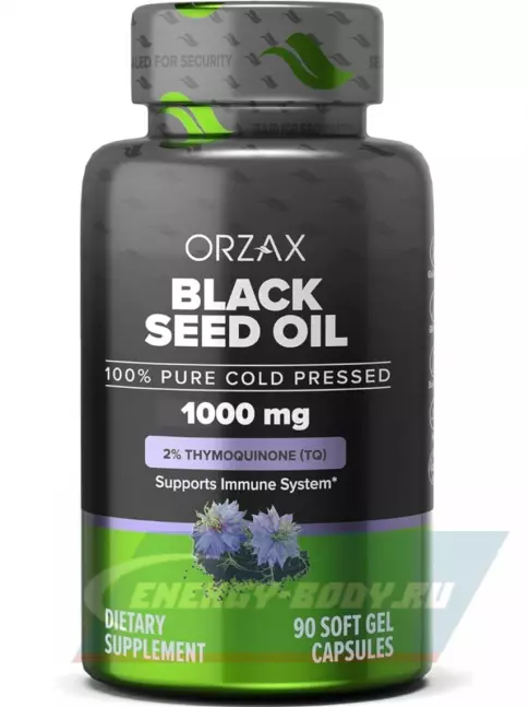 Orzax Black Seed Oil 1000 mg 90 капсул