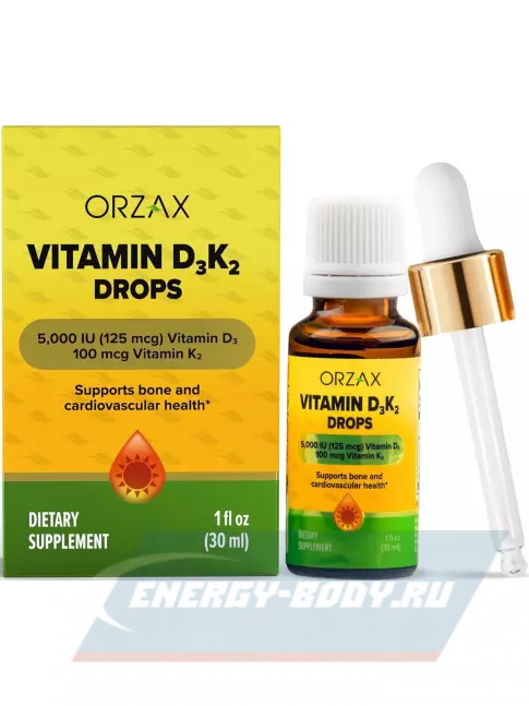  Orzax D3-K2 Drop 30 мл