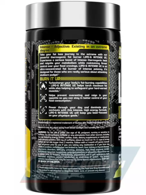  Nutrex Lipo 6 Black Intense Ultra Concentrate US 60 капсул