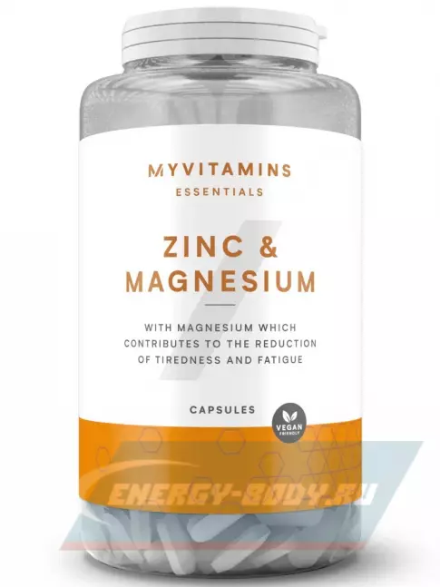  Myprotein Zinc and Magnesium 90 капсул, Нейтральный