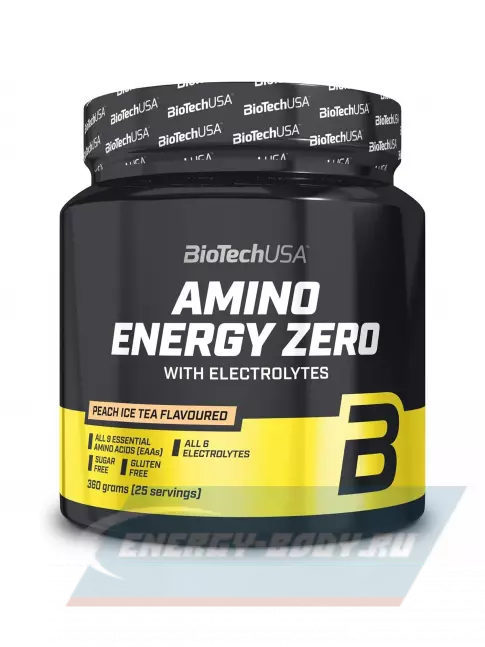 Аминокислотны BiotechUSA Amino Energy Zero 360 г, Персиковый чай