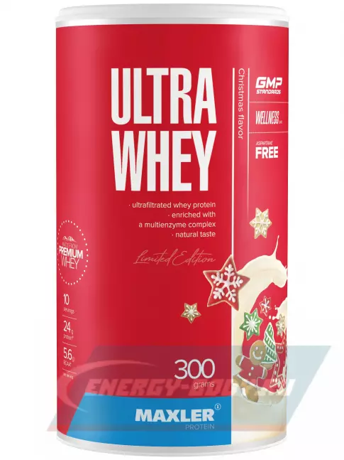  MAXLER Ultra Whey 300 г, Рождественский