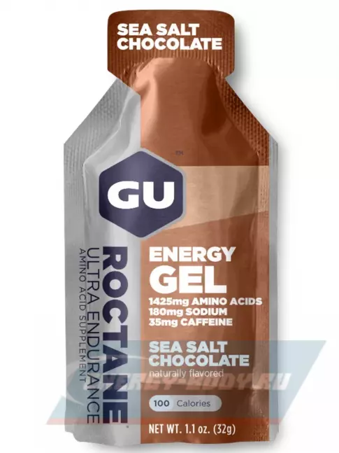 Энергетический гель GU ENERGY GU ROCTANE Energy Gel 35mg caffeine 32 г, Шоколад-Морская соль