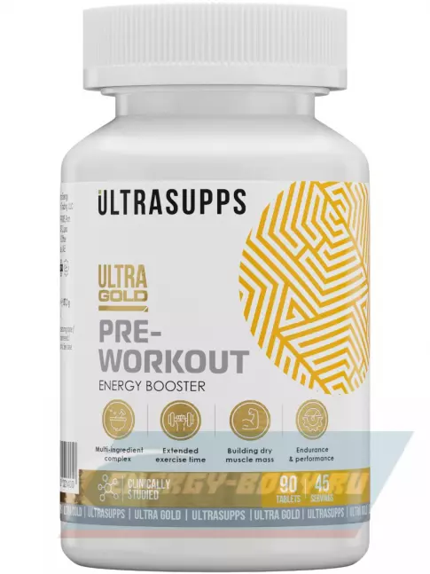 Предтерник UltraSupps Pre-workout 90 таблеток