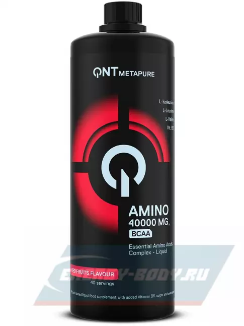 Аминокислотны QNT Amino Acid Liquid 1000 мл, Красные фрукты