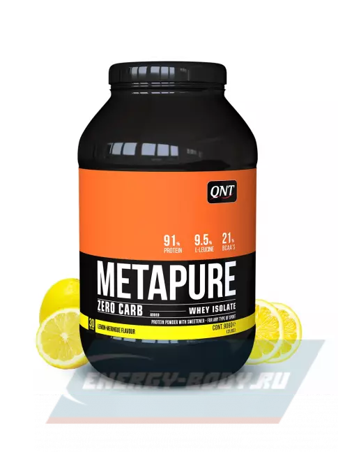  QNT METAPURE ZERO CARB 908 г, Лимон - Меренга