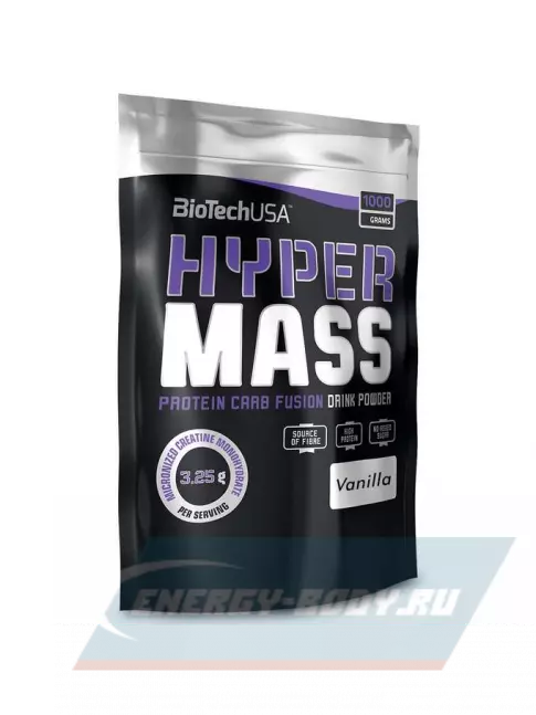 Гейнер BioTechUSA Hyper Mass 5000 1000 г, Ваниль