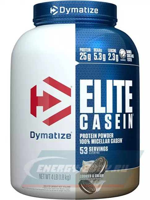  Dymatize Elite Casein 1800 г, Печенье с кремом