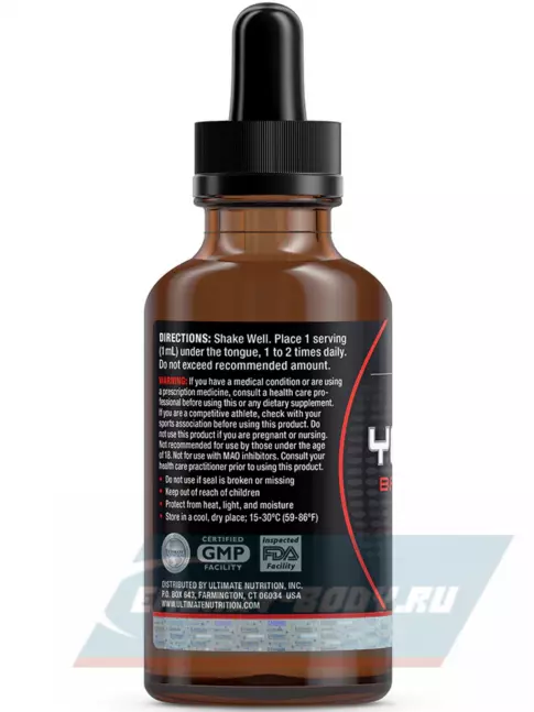  Ultimate Nutrition Yohimbe Bark Liquid Extract 60 мл