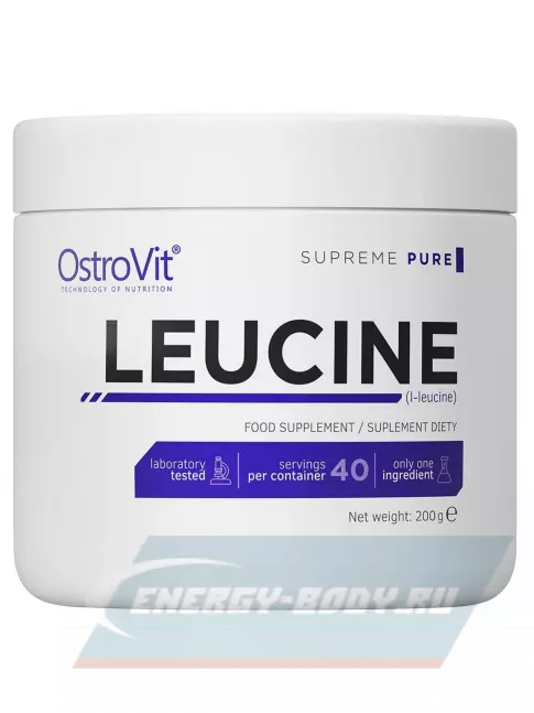 Аминокислотны OstroVit Leucine 200 г