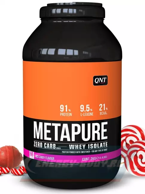  QNT METAPURE ZERO CARB 2000 г, Красная конфета