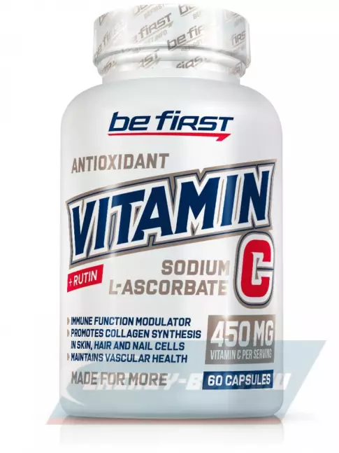  Be First Vitamin C + Rutin 60 капсул