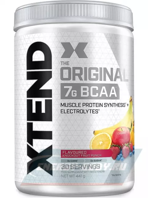 ВСАА Xtend Original (EU) 398-431 г, Фруктовый пунш