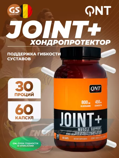 Суставы, связки QNT JOINT+ 60 капсул