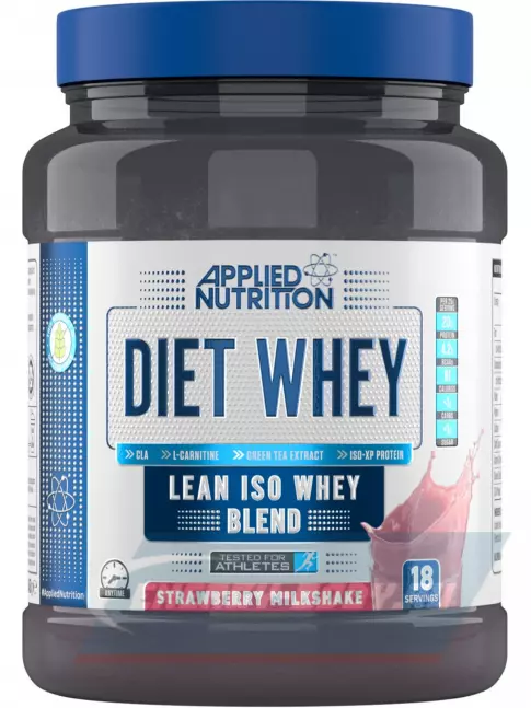  APPLIED NUTRITION Diet Whey 450 г, Клубничный молочный коктейль