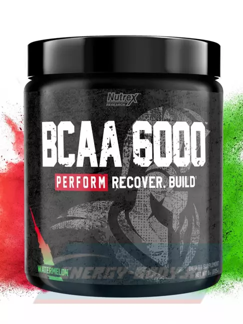 ВСАА NUTREX BCAA 6000 2:1:1 232 г, Зеленое яблоко