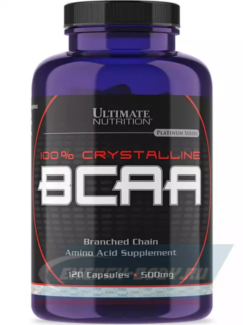 ВСАА Ultimate Nutrition 100% Crystalline BCAA 500mg 120 капсул