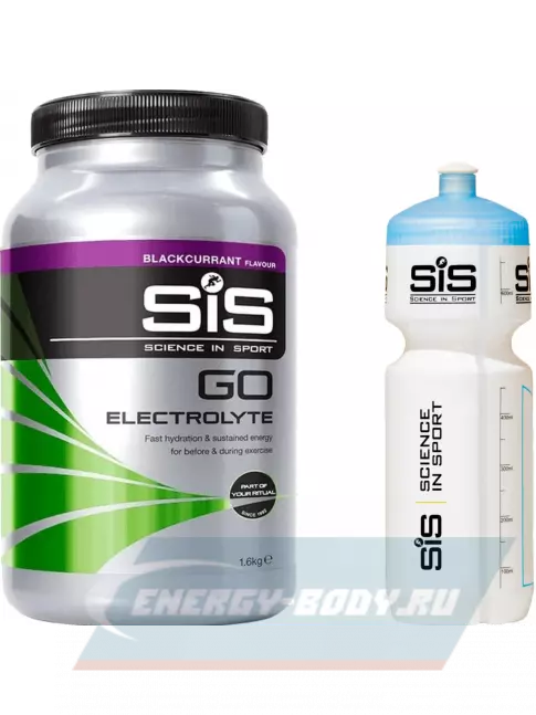  SCIENCE IN SPORT (SiS) GO Electrolyte + Бутылочка белая Черная смородина №3