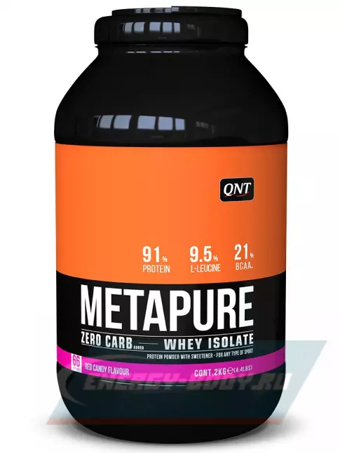  QNT METAPURE ZERO CARB 2000 г, Красная конфета