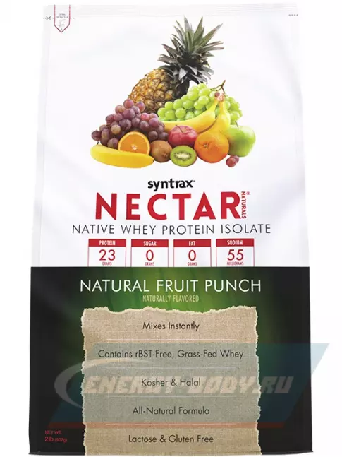 SYNTRAX Nectar Naturals 907 г, Фруктовый пунш