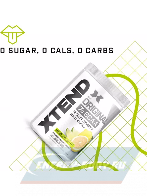 ВСАА Xtend Original (EU) 398-431 г, Лимон-лайм ВСАА Xtend Original (EU) 398-431 г, Лимон-лайм