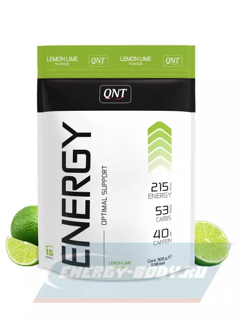 QNT FULL ENERGY POWDER 900 г, Лимон Лайм