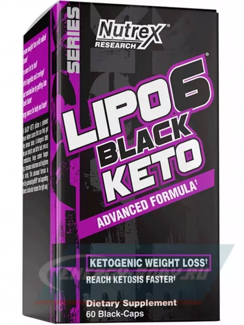  NUTREX Lipo-6 Black Keto 60 капсул