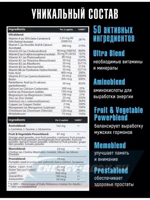  VP Laboratory ULTRA MEN'S SPORT 90 каплет