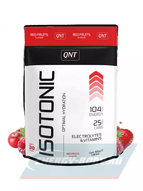  QNT Isotonic Powder 900 г, Красные ягоды
